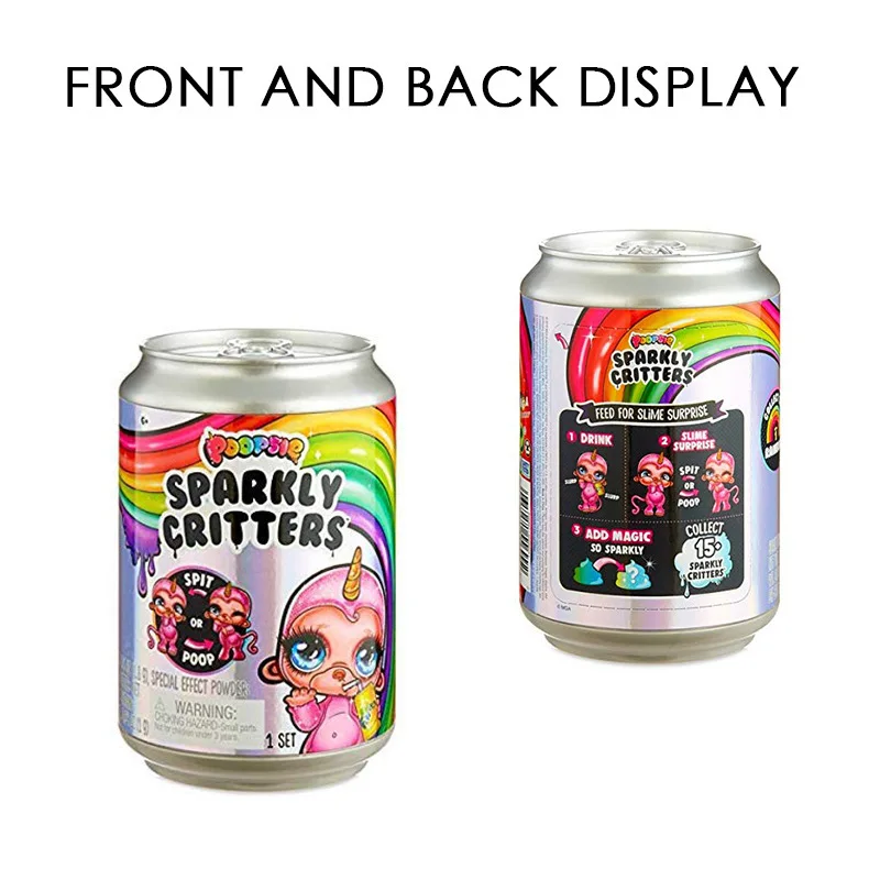 Сверкающие пупси слизи сюрприз Единорог продукт сжимаются сверкающие уроды