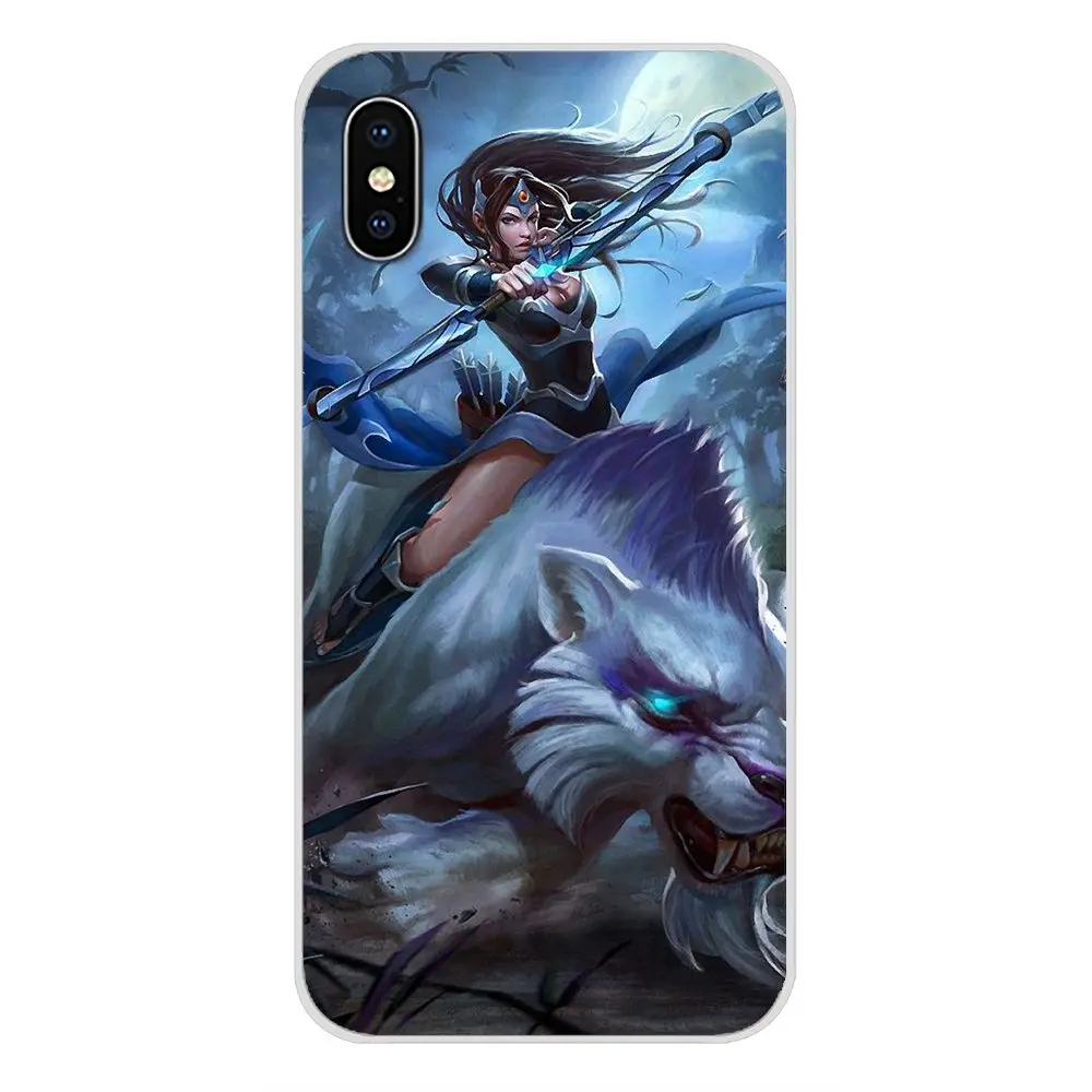 dota 2 black Accessories Phone Cases Covers For Apple iPhone X XR XS MAX 4 4S 5 5S 5C SE 6 6S 7 8 Plus ipod touch | Мобильные