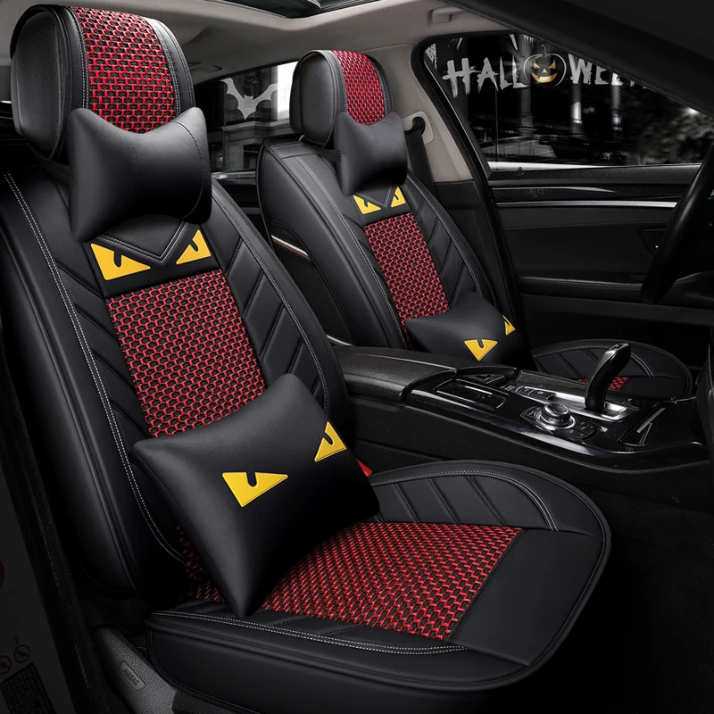 Кожаные универсальные чехлы для автомобильных сидений Toyota Corolla Verso renault scenic 3 Lada Audi