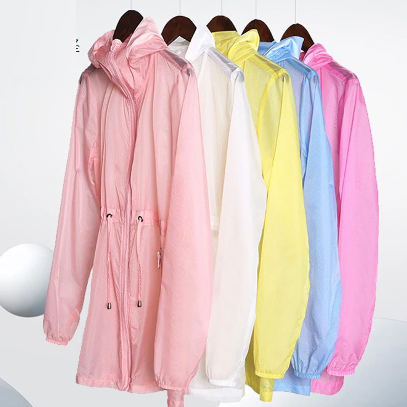 Куртки Любители Large5XL Летняя мода цвет Защита от солнца УФ Костюмы Женская куртка