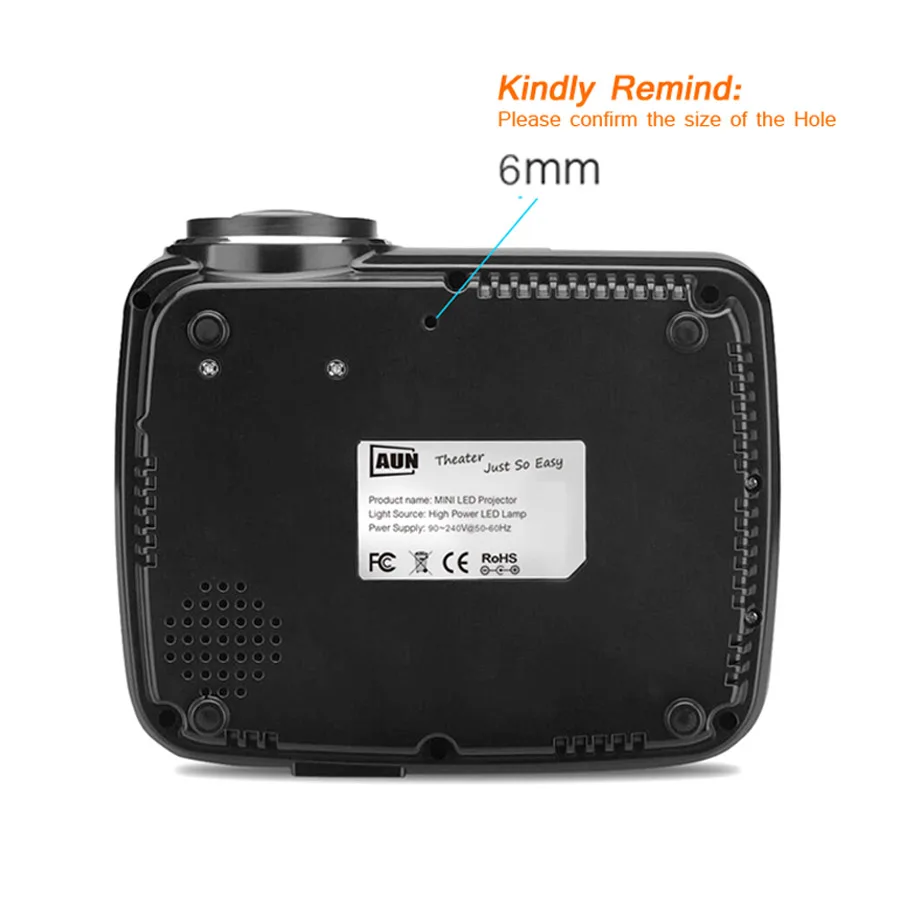 Регулируемый держатель проектора AUN потолочное крепление максимальная длина 500