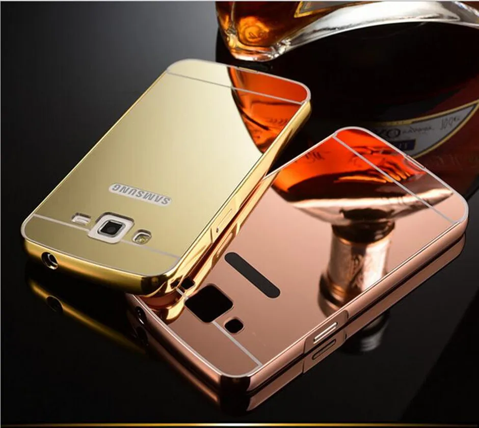 Для Samsung Galaxy A3 A5 A7 J7 2015 A510 J710 2016 A520 A720 J730 2017 Матовая рамка зеркальная задняя панель