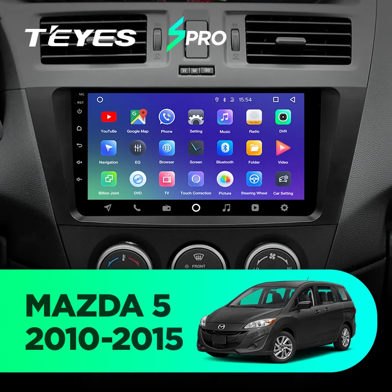 TEYES SPRO для Mazda 5 2010- автомобильный Радио Мультимедиа Видео плеер навигация gps Android 8,1 аксессуары седан без dvd 2 din