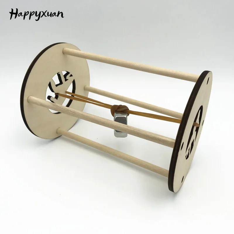 Happyxuan Science experit наборы для детей школьная физика обучение DIY Hooke роликовые