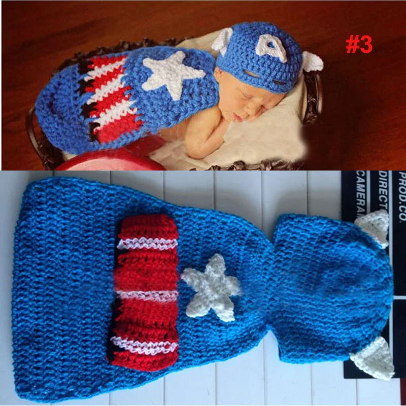 Узор вязания крючком ребенка шляпа с крышкой животного Стиль новорожденных