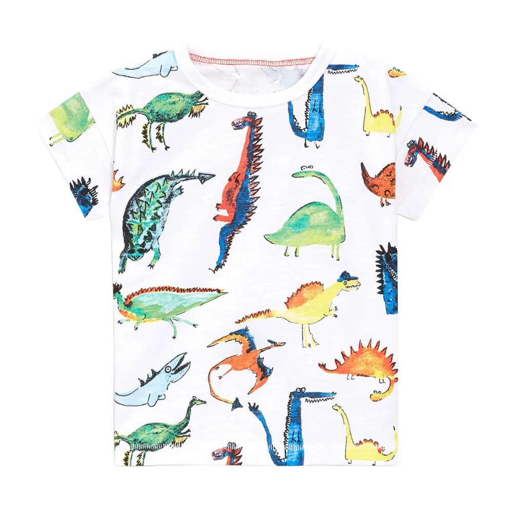 

Boy T Shirt Baby Summer Clothes 2018 Jumping Meters Dinosaur Animal Kids Clothing Children Short Sleeve T-shirts tshirt