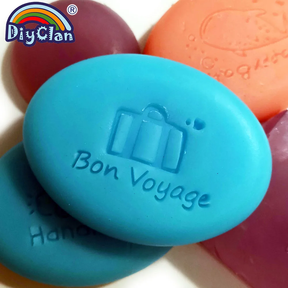 Bon Voyage ручная работа штамп для изготовления мыла новая сумка узор прозрачный