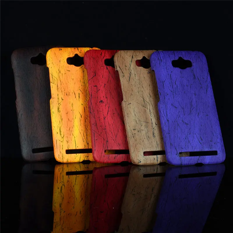 

SuliCase Leather Case for Asus Zenfone Max ZC550KL Wood Grain Case Cover for Asus Zenfone Max ZC550KL 5.5" Hard PC Frame Cover