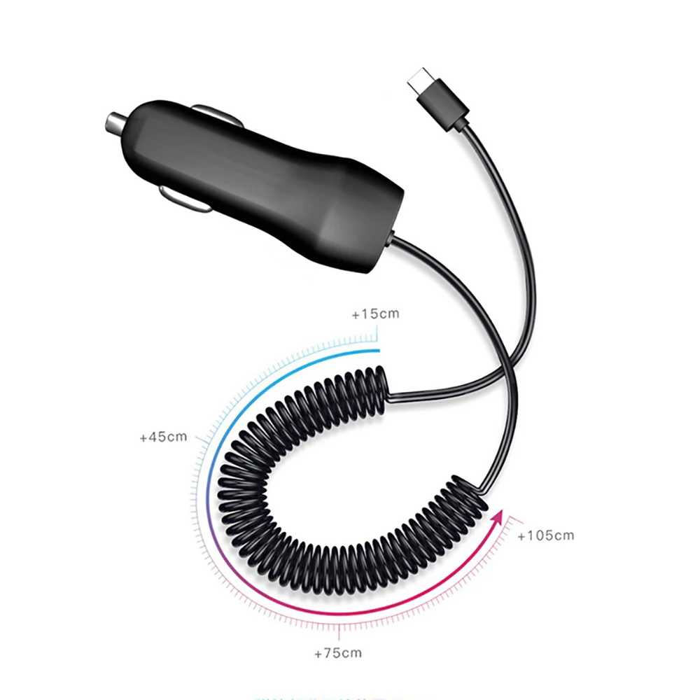 Автомобильное зарядное устройство Powstro USB Micro Type C Lightning для iPhone X 6 7 8 Max Samsung S10 S9 Plus |