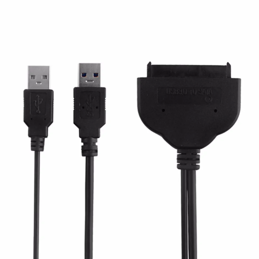 USB 3 0 для SATA 7 + 15 Pin (22 Pin) адаптер конвертер y-кабель с дополнительным 2