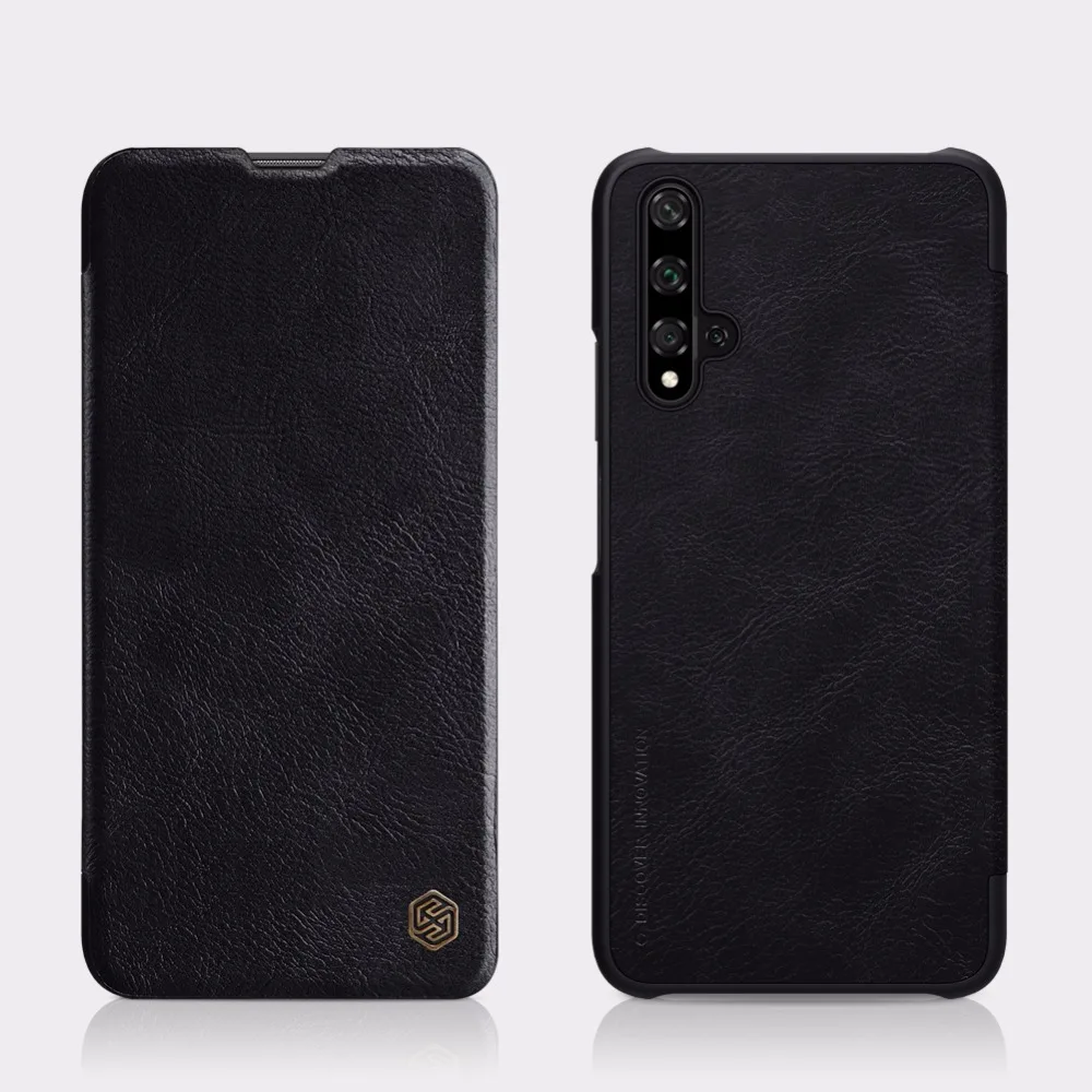 Чехол для huawei Honor 20 Pro, чехол Nillkin QIN, откидная крышка, карман для карт, кожаный чехол для huawei Honor 20