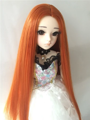 picture colors Специальная цена Новое поступление 1/8 Bjd парик высокая температура прямой Bjd парик SD для парик для куклы много можно выбрать - Цвет: picture colors