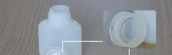 (100 шт./лот) 30 мл/30 г прозрачная толстая квадратная бутылка HDPE пластиковая для