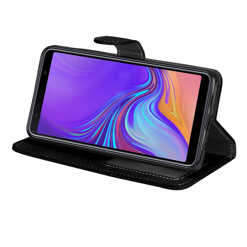 50 шт./лот винтажный кожаный защитный чехол для Samsung Galaxy A6 plus A8 A6S A8S A9 A7 2018 A750 A2 Core |