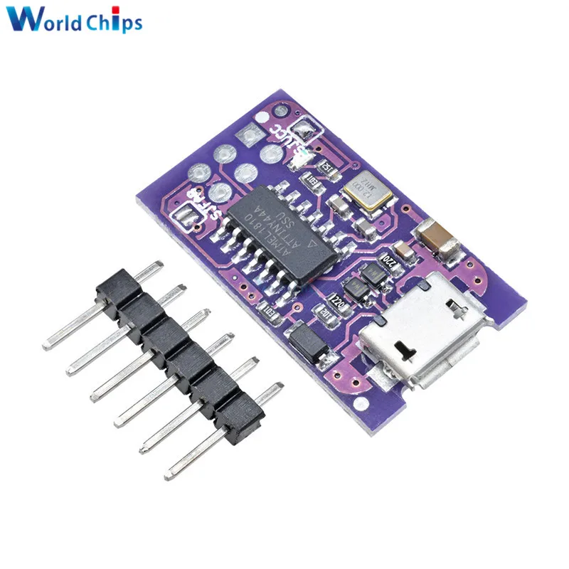 Миниатюрный программатор AVR ISP ATtiny44 ATTiny45 ATTiny85 микроконтроллер для Arduino IDE