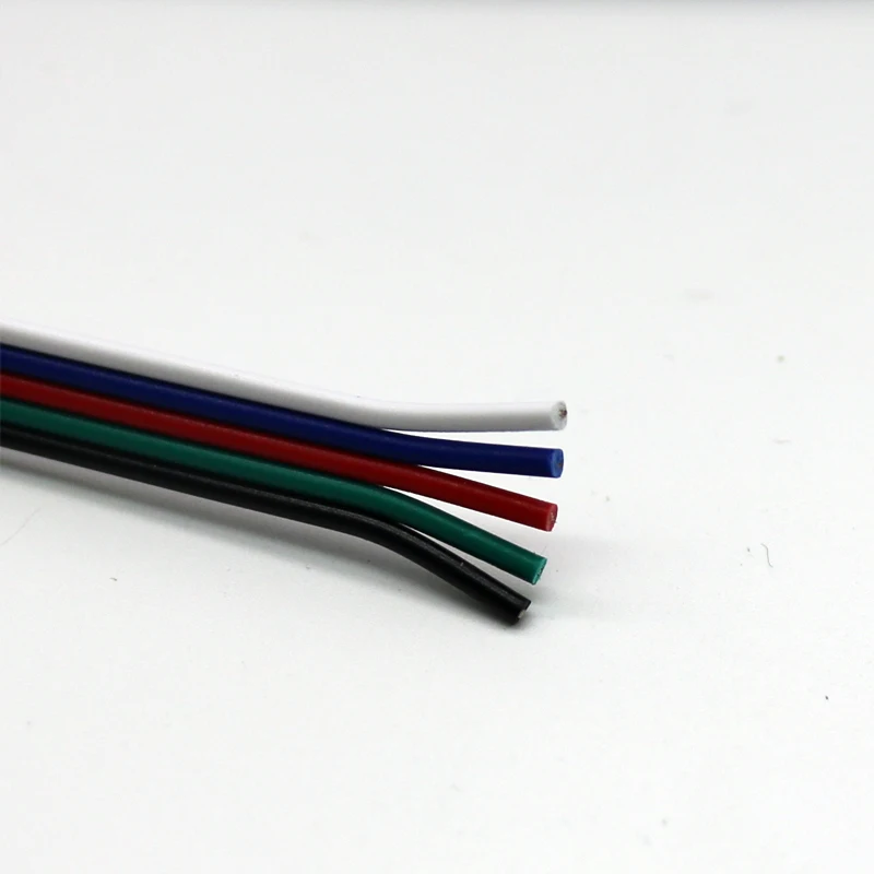 5 м/10 м 2 контактный 4 22AWG Электрический провод Луженая Медь Удлинительный кабель