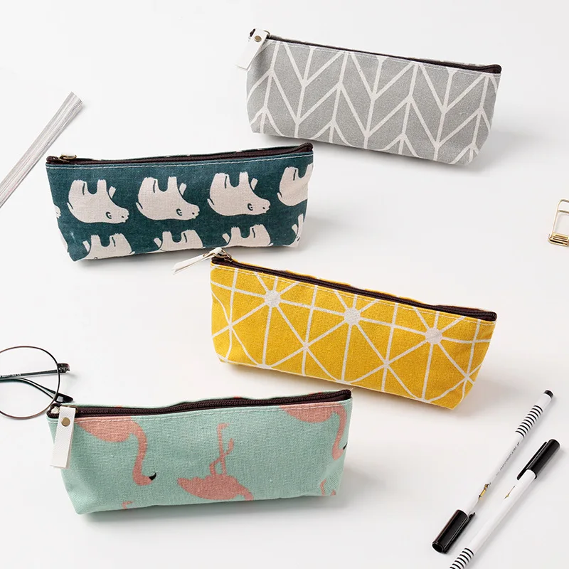 Чехол Harphia Sweet Pencil Box на молнии с рисунком фламинго 17 дизайнов|Пеналы| |