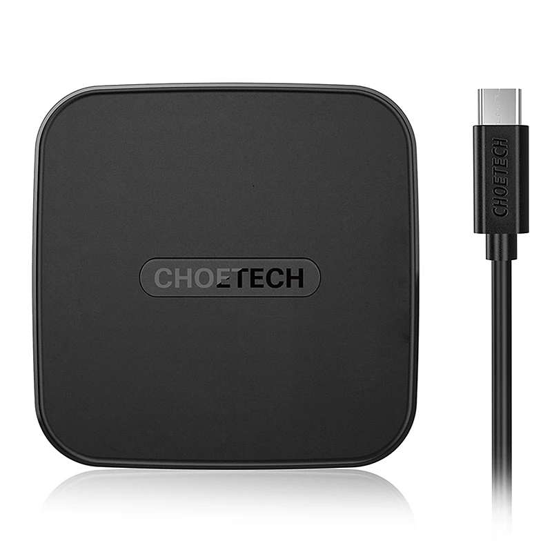 Choetech Usb Type C Qi Беспроводное зарядное устройство для Iphone 7 6S 8 Plus Samsung Galaxy S8 |