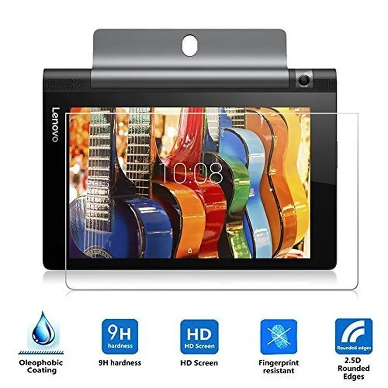 

9H Tempered Glass Screen Protector For Lenovo YOGA Tab 3 10.1 YT3-X50F YOGA Tablet 3-X50F YT3-X50M/X50F Tablet Glass ZA0H0064US