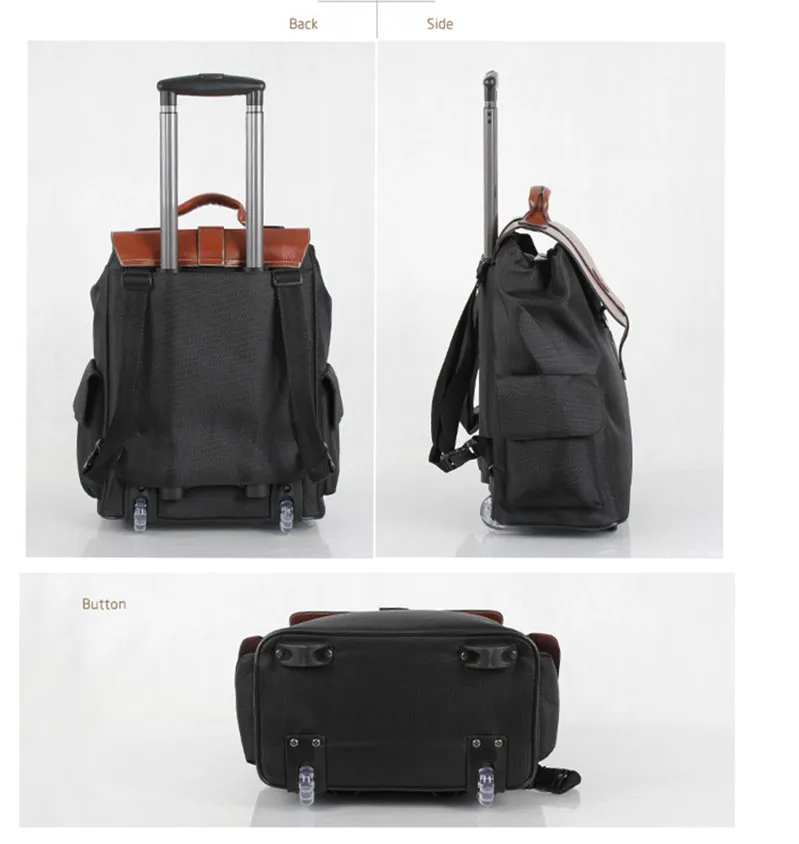 Дорожная сумка вализ Чемодан Сумки женские travel BOX школа дело тележки, стиль путешествия рюкзак 20 22 дюйма Водонепроницаемая камера