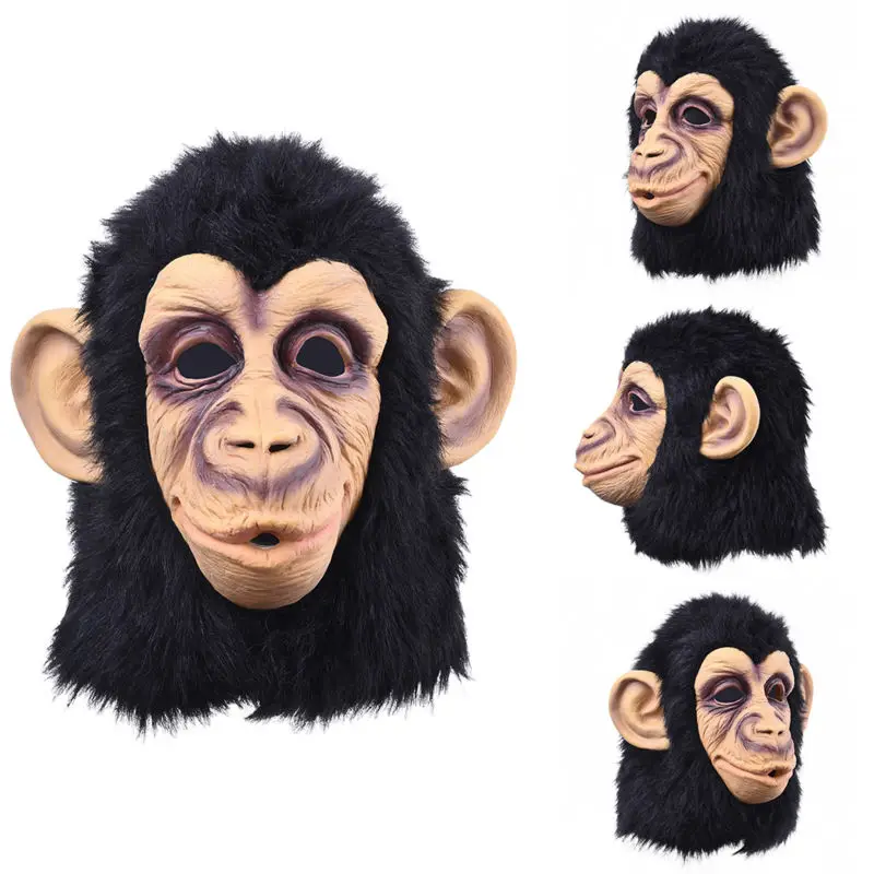 Маскарадная маска для Хэллоуина Rise of Planet the Apes gorilla костюмы с изображением короля