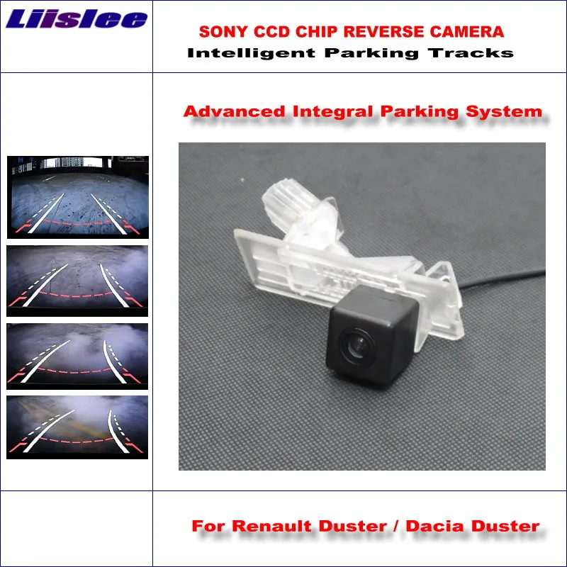 Liislee HD CCD SONY задняя камера для Renault Duster / Dacia интеллектуальные парковочные треки