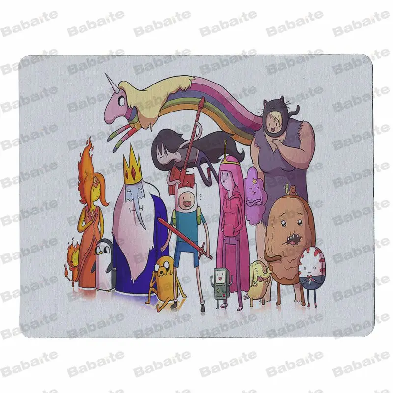 Babaite My Favorite Adventure Time красивый коврик для мышки в стиле аниме размер 18x22 см 25x29