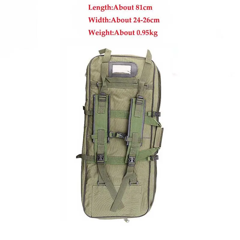 Green 81CM 81 см 94 см 118 см тактическая охотничья Сумка военный винтовой кобура для пистолета квадратная сумка с наплечной лямкой, защитный нейлоновый рюкзак - Цвет: Green 81CM