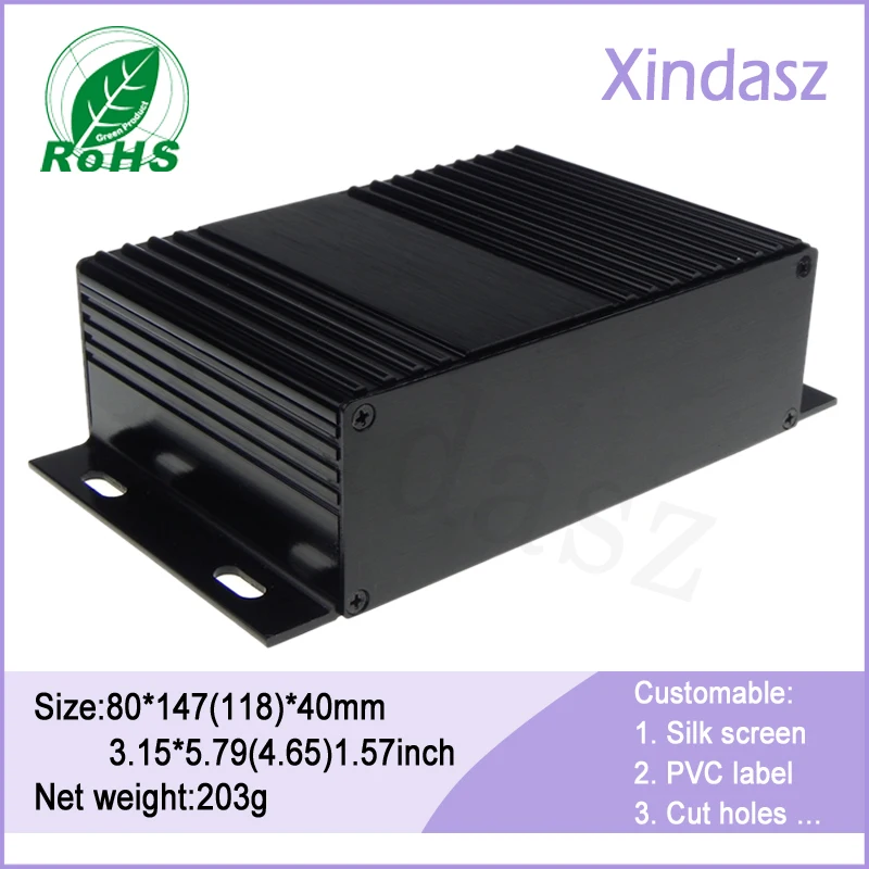 Алюминиевый экструзионный и металлический корпус Настенный алюминиевый для