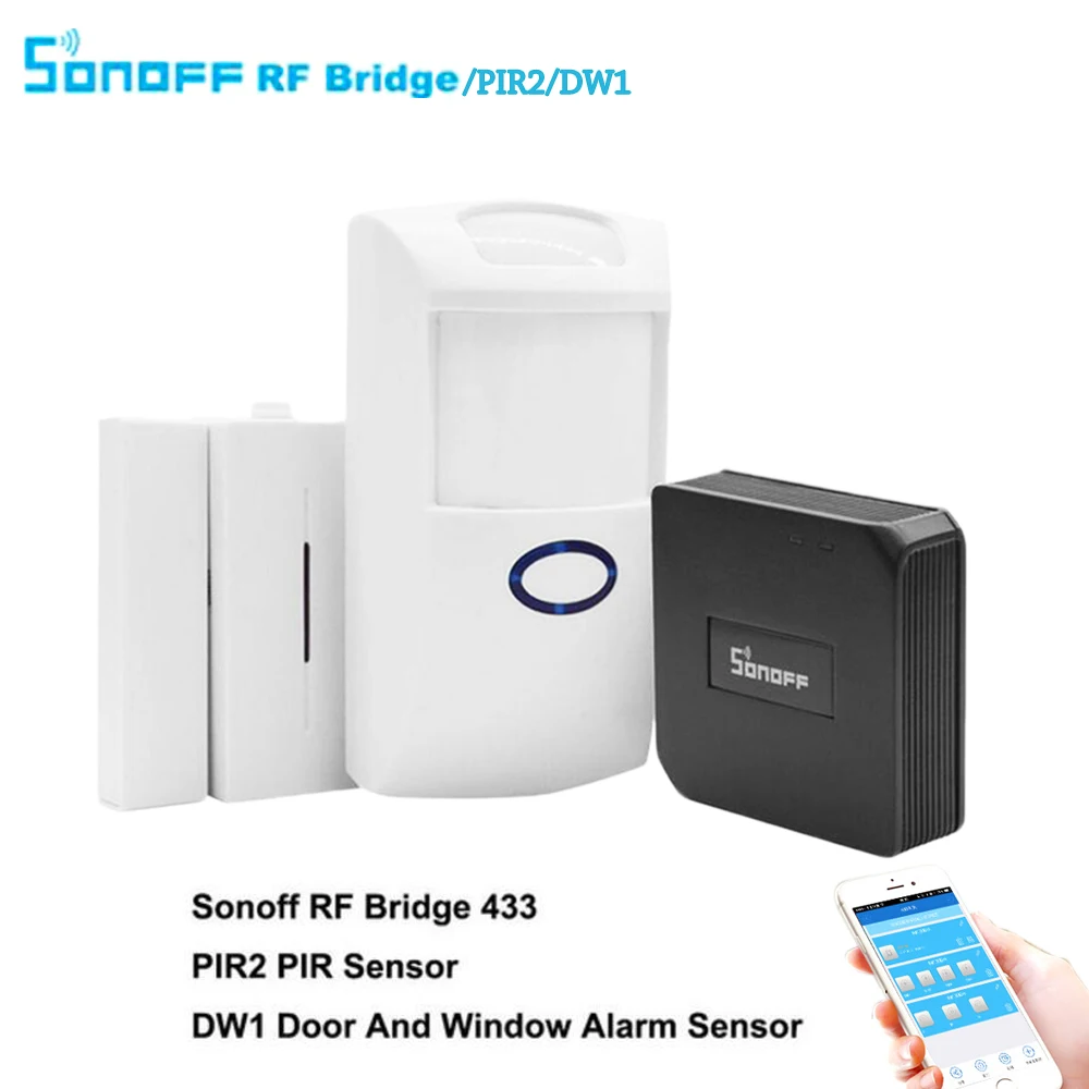 Sonoff RF мост 433 конвертировать мгц радиочастотный пульт дистанционного управления