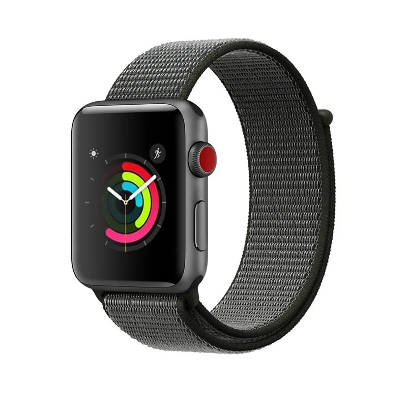 Новая нейлоновая петля ремешок для Apple Watch 4 цветной спортивный сменный ремешок для iWatch Series 1 2 3 4 ремешок для часов 38 мм 40 мм 42 мм 44 мм - Цвет ремешка: Olive