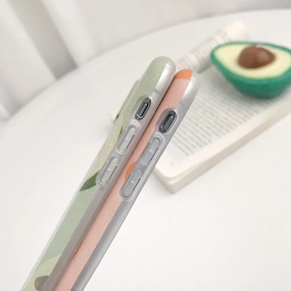 PGSD простой томатный Чехол для мобильного телефона с авокадо iphone XS MAX XR apple 7/8 Plus 6S