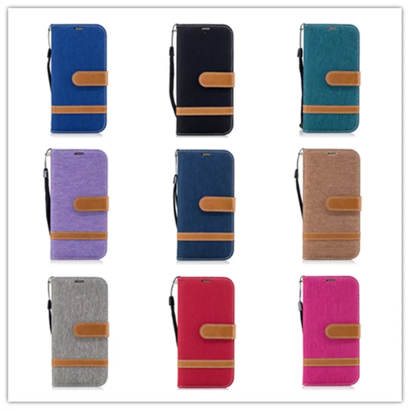 9 цвет мода denim pattern и ударил кожи case для motorola moto g4 plus стенд мягкая обложка g4|case for