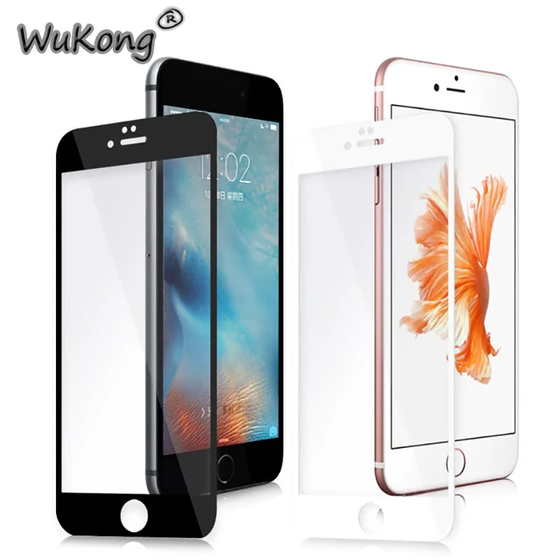 Full Screen Protection Tempered Glass 9H For iPhone 5 6 7 Plus Protector Film On The 5C 5S SE 6s | Мобильные телефоны и