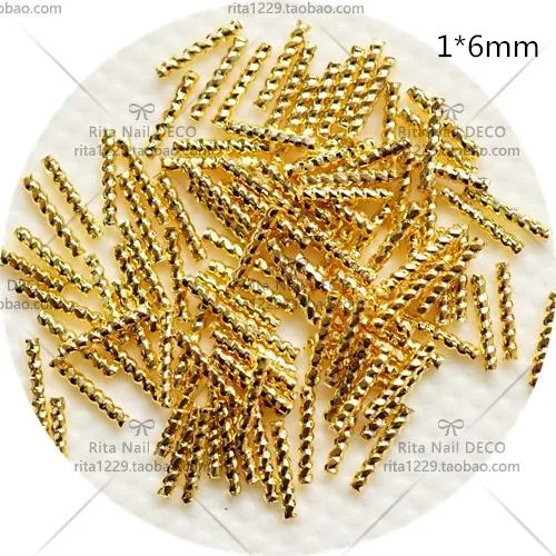 100 _ японские мини спиральные металлические стержни с рисунком заклепки шпильки