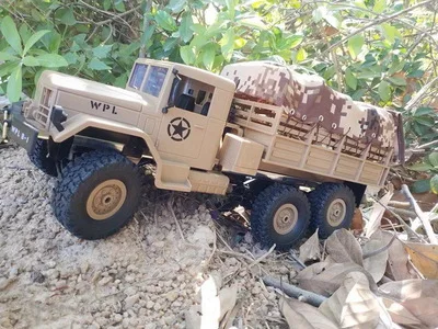 WPL B-16 RC автомобиль 1:16 с дистанционным управлением военный грузовик 6 колес привод