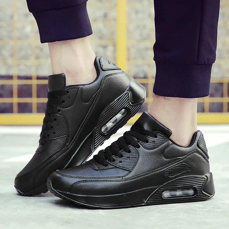 Black Breathable Air Cushion Running Shoes Women Outdoor Sports Men Board Max Sneakers Chaussures Sport Pour Hommes | Спорт и