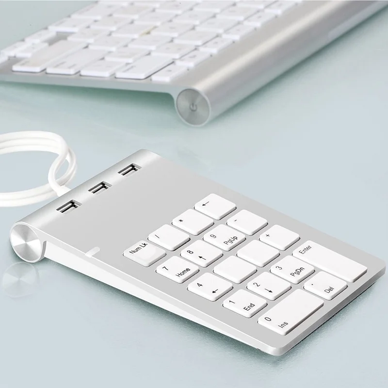 Rocketek USB 2 0 концентраторы цифровая клавиатура 18 клавиш мини для цифровой