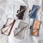 Шарф женский Шелковый, небольшой шейный платок, бандана, элегантная повязка для волос, головной платок, 2019