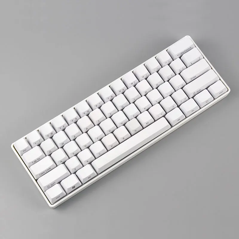 Бесплатная доставка боковая печать 60 OEM профиль толстые pbt брелки смешанные цвета