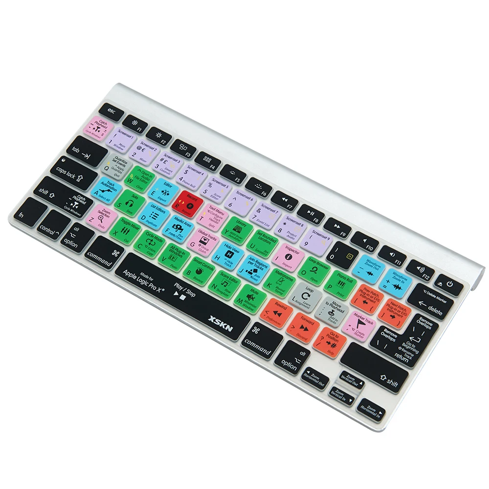 para a Lógica Teclado de Silicone Pele para Macbook Polegada para Macbook Atalho Funcional Capa ar 13 1315 Eua & Europeu Pro x 10