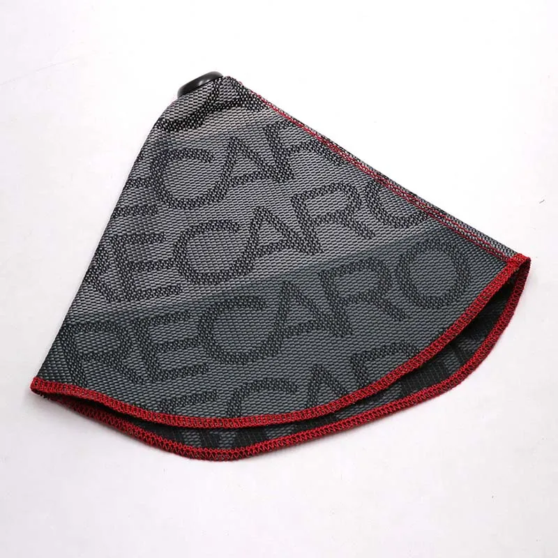 Универсальный JDM стиль невесты RECARO холст рычаг переключения передач Ручка загрузки крышка рычага переключения воротники для гоночного автомобиля с красной строчкой