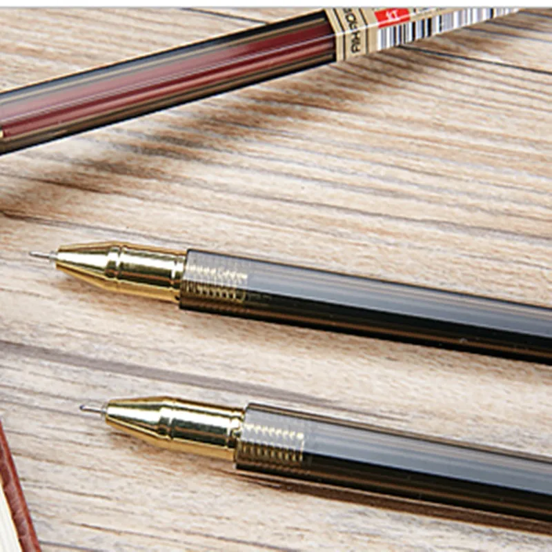 AIHAO Brand New Arrival Stationery Gel Pen Smooth Writing Sign in 12pcs/box 0.5 MM Point Free Shipping | Канцтовары для офиса и