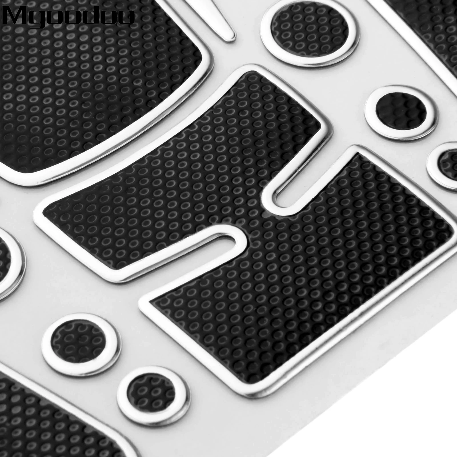 Серебристая 3D спортивная мотоциклетная накладка на топливный бак Наклейка