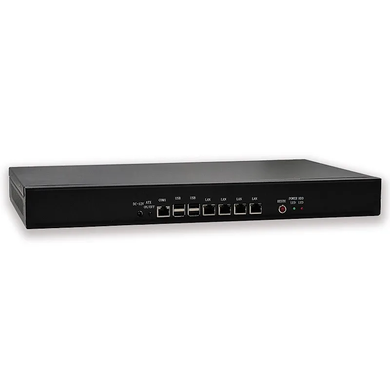 Промышленный ПК 1u с процессором ATOM D2550 встроенный 2 ГБ/4 ГБ ОЗУ 4 * LAN 1 COM USB сетевой