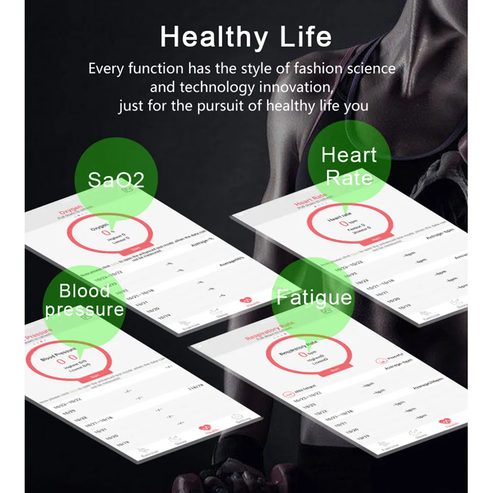 Смарт браслет TimeOwner Smartband Z11 IP68 водонепроницаемый смарт для плавания пульсометр
