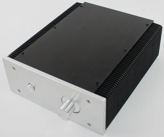 D-017 CNC все алюминиевые шасси чехол коробка шкаф для DIY аудио усилитель мощности 262 мм* 223 мм* 92 мм 262*223*92 мм