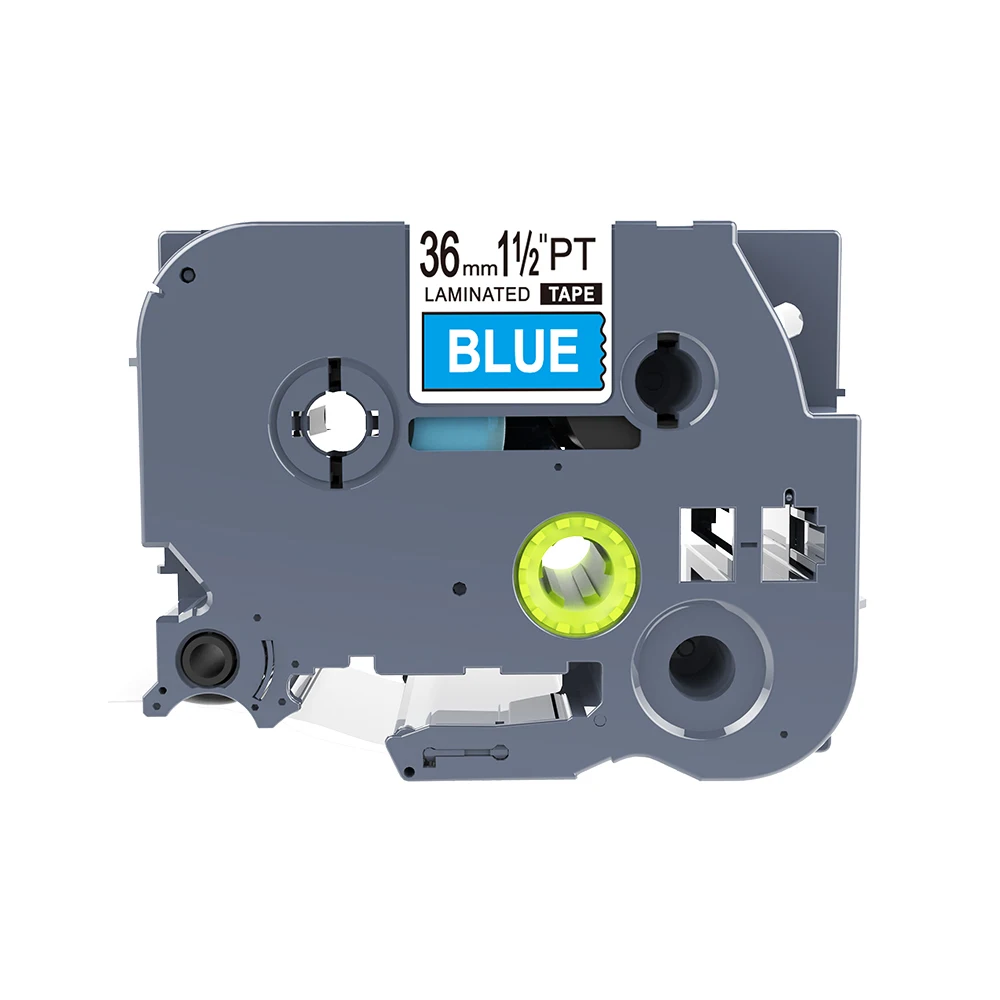 White On Blue 1 шт. совместимая лента Tz263 TZe-263 для Brother P-touch TZ ламинированные ленты 36 мм синий на белом PUTY принтер ленты - Цвет: White On Blue