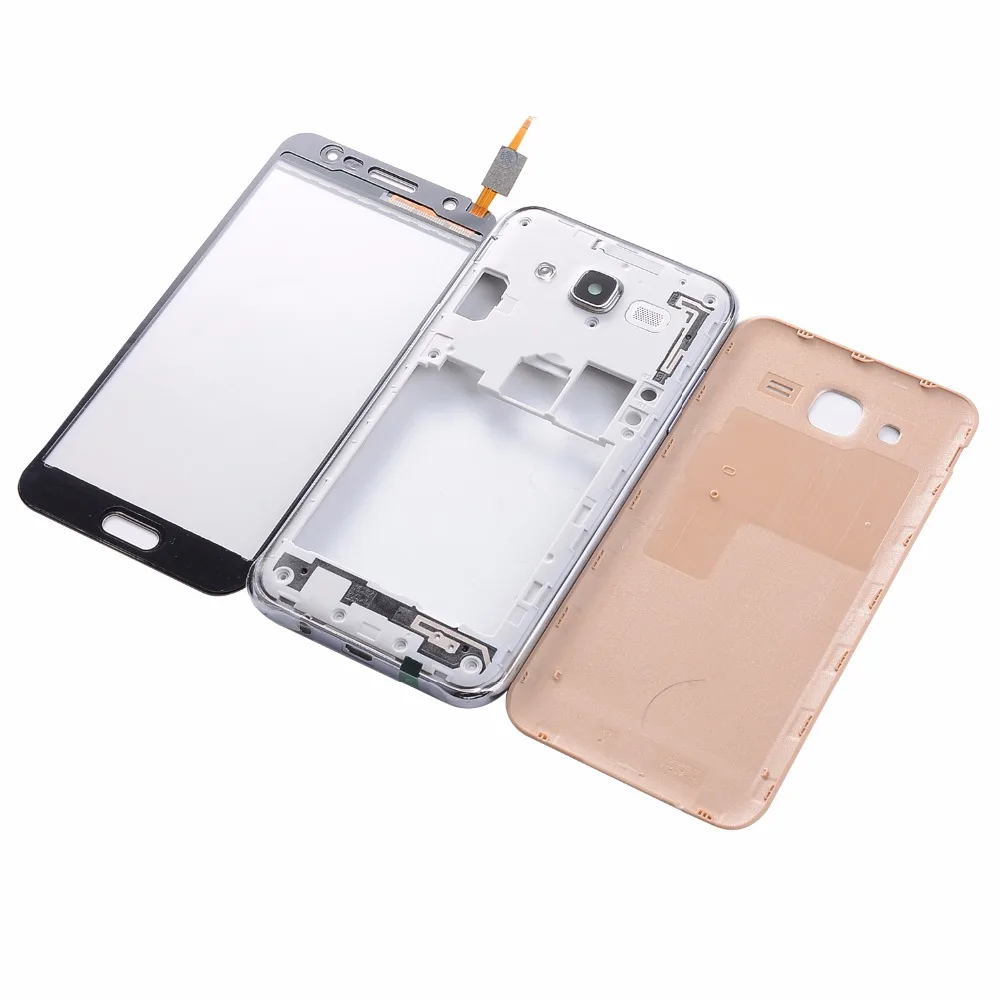 Для Samsung Galaxy J5 2015 J500 J500F J500H корпус средняя рамка крышка батареи ЖК сенсорный экран