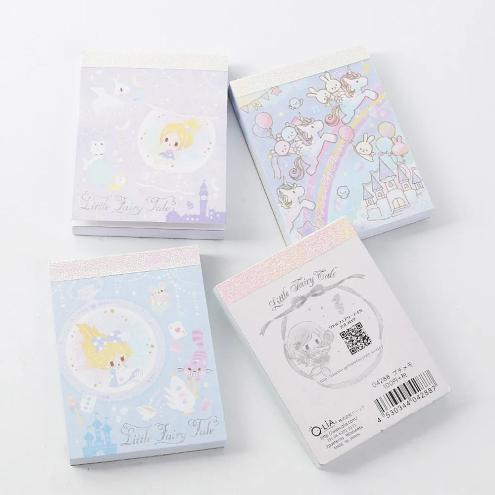 1Pcs Cute Creative Dream Unicorn Memo Pad Sticky Notes Notepad Stationery Gift For kids | Канцтовары для офиса и дома